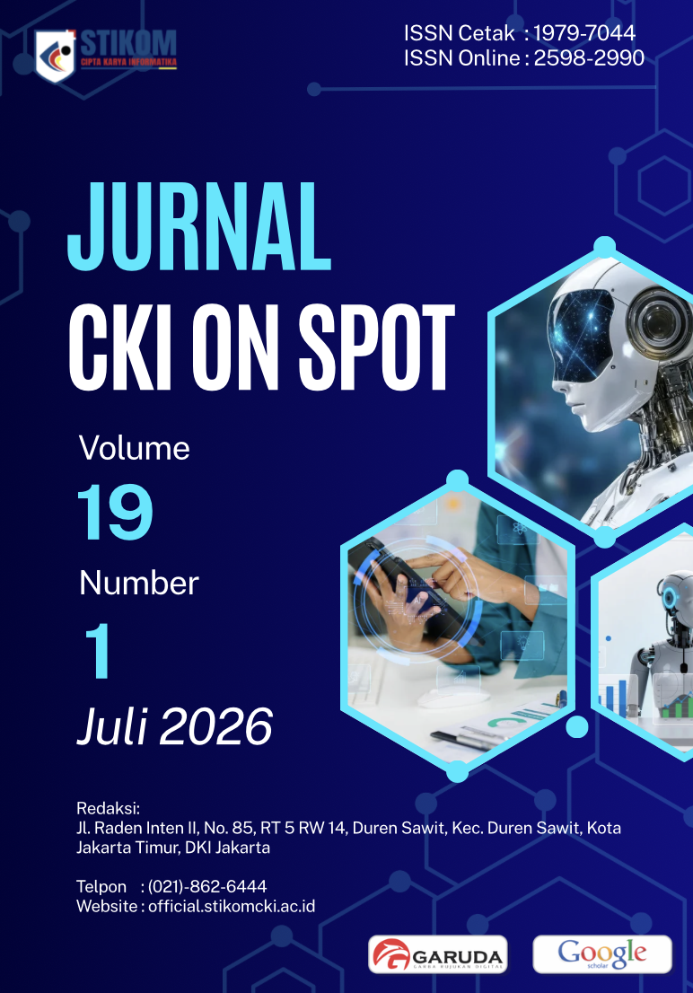 					View Vol. 19 No. 1 (2026): CKI On Spot Juli-2026
				